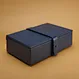 faux leather watch organizer box